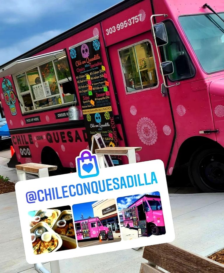 Chile con Quesadilla A food truck featuring award winning green chile