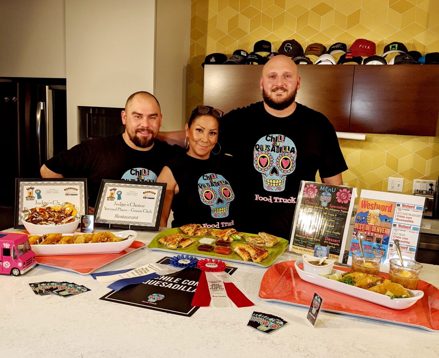 Chile con Quesadilla A food truck featuring award winning green chile